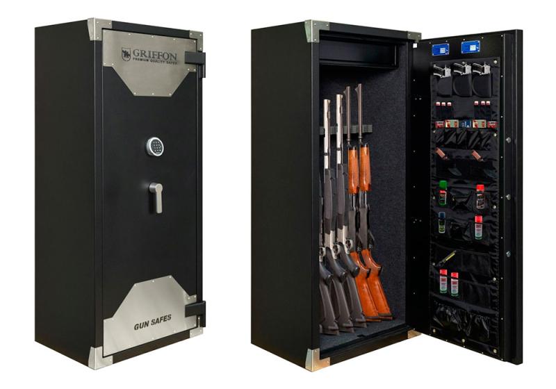 Сейф огнестойкий оружейный Griffon FSL.157.E GUN Black – новинка в...